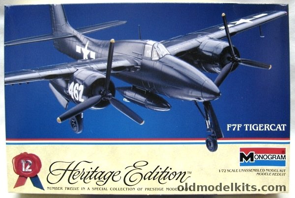 Monogram 1/72 F7F-3 Tigercat - Heritage Edition - (F7F3), 6062 plastic model kit